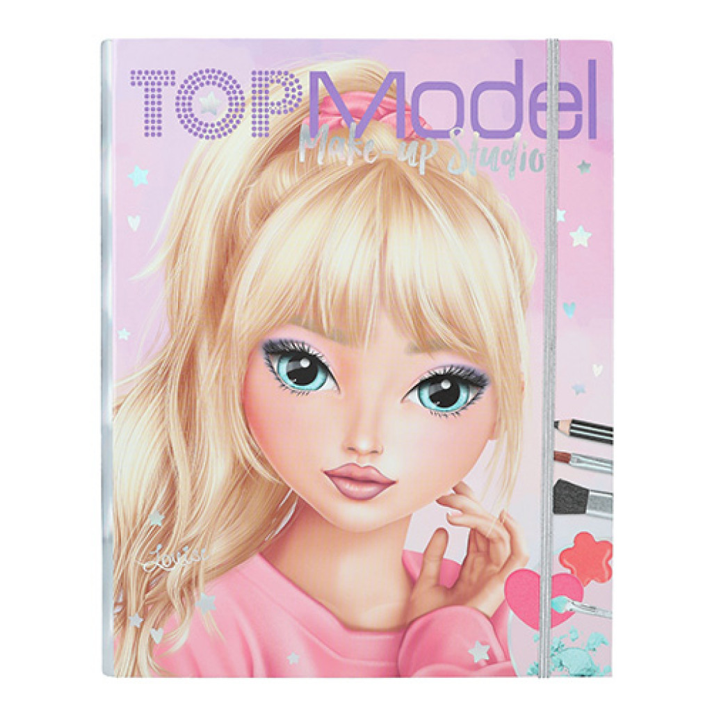 Top Model Omalovánka |Make-up Studio, V doskách, s líčidlami
